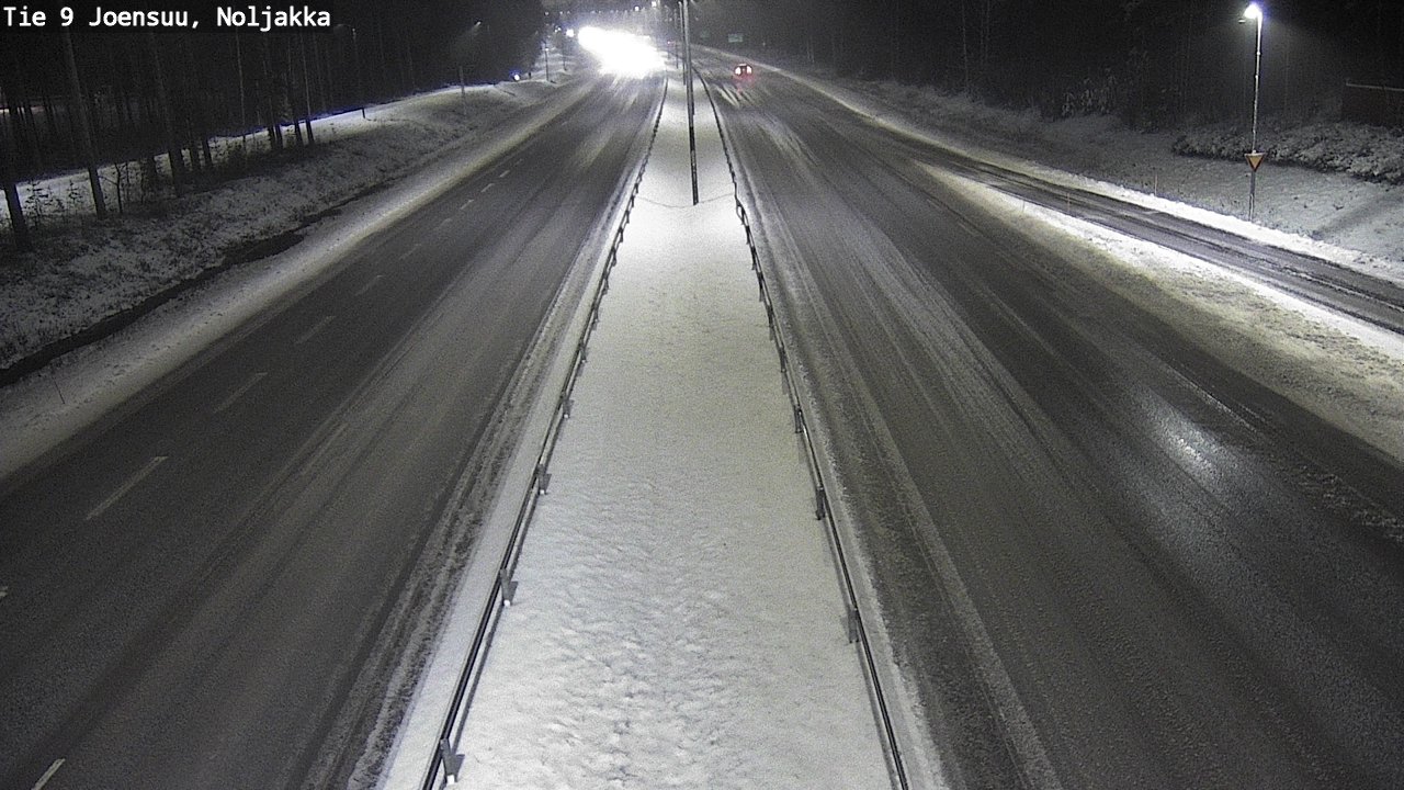 Weather Camera Image Väg 9 Joensuu, Noljakka, Joensuu, Pohjois-Karjala