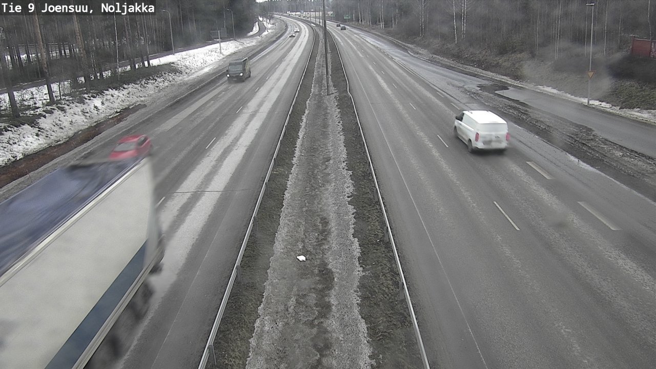Weather Camera Image Road 9 Joensuu, Noljakka, Joensuu, Pohjois-Karjala