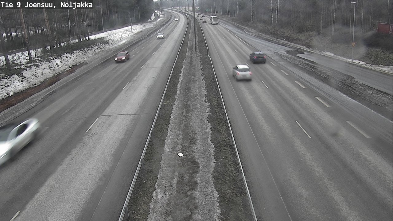 Weather Camera Image Road 9 Joensuu, Noljakka, Joensuu, Pohjois-Karjala