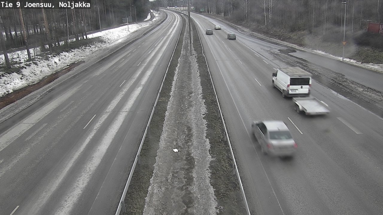 Weather Camera Image Road 9 Joensuu, Noljakka, Joensuu, Pohjois-Karjala