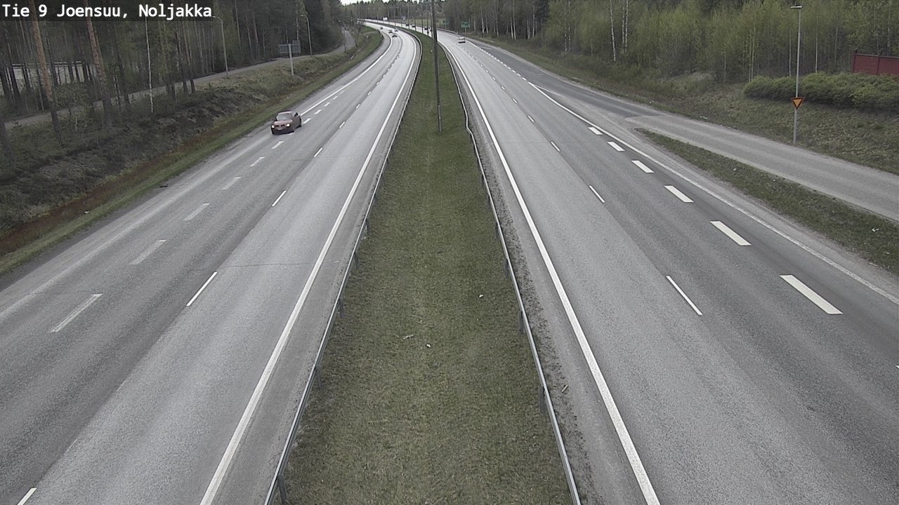 Weather Camera Image Road 9 Joensuu, Noljakka, Joensuu, Pohjois-Karjala