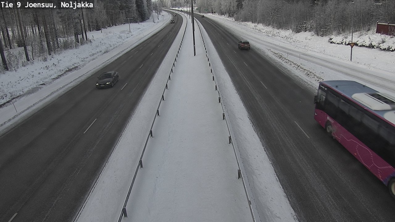 Weather Camera Image Road 9 Joensuu, Noljakka, Joensuu, Pohjois-Karjala