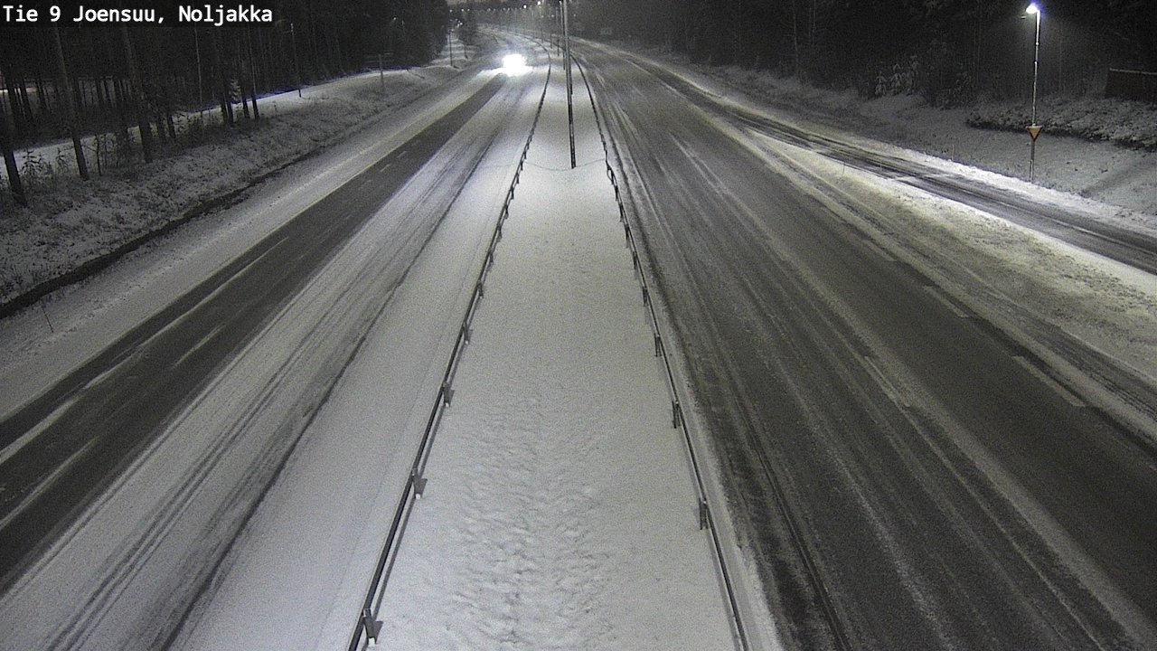 Weather Camera Image Väg 9 Joensuu, Noljakka, Joensuu, Pohjois-Karjala