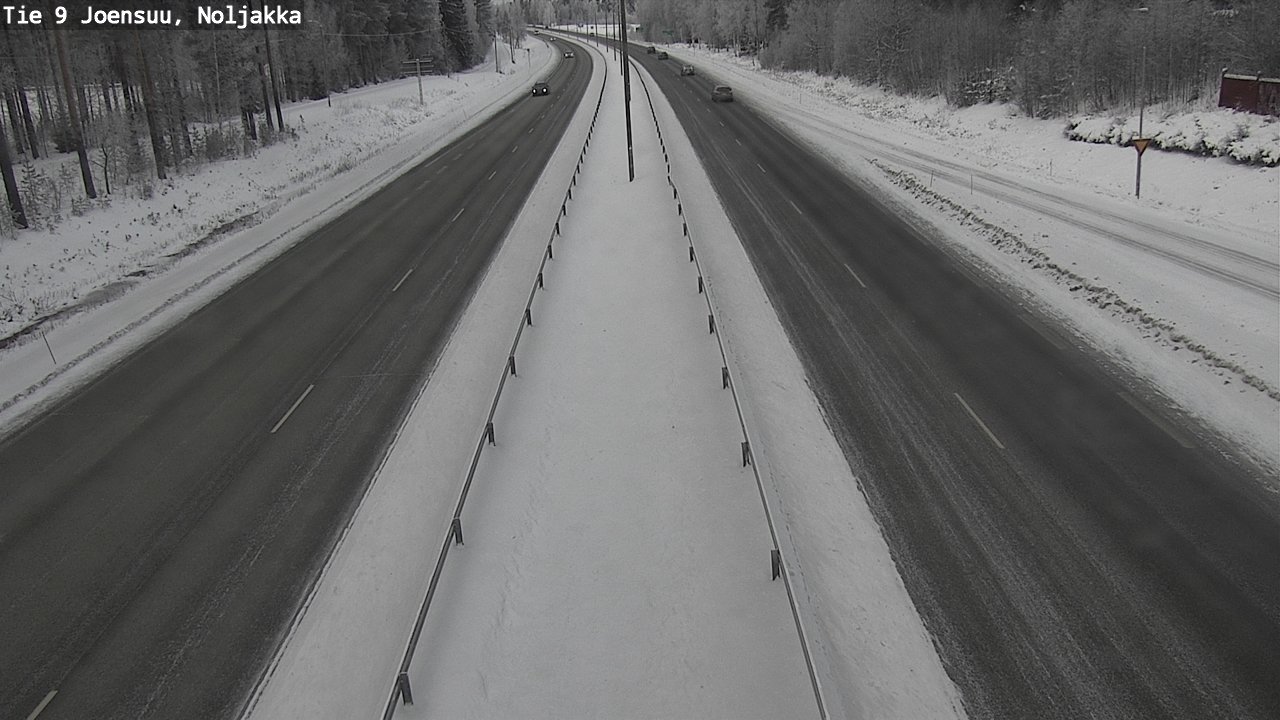 Weather Camera Image Road 9 Joensuu, Noljakka, Joensuu, Pohjois-Karjala