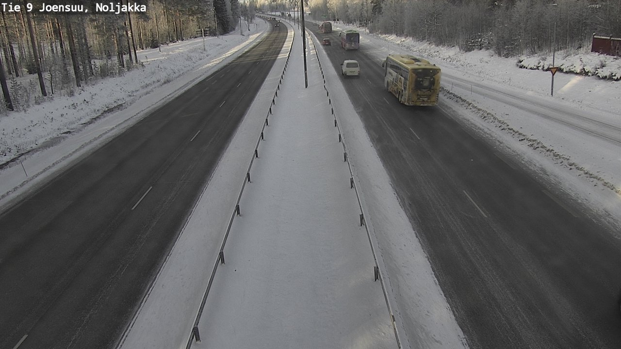 Weather Camera Image Road 9 Joensuu, Noljakka, Joensuu, Pohjois-Karjala