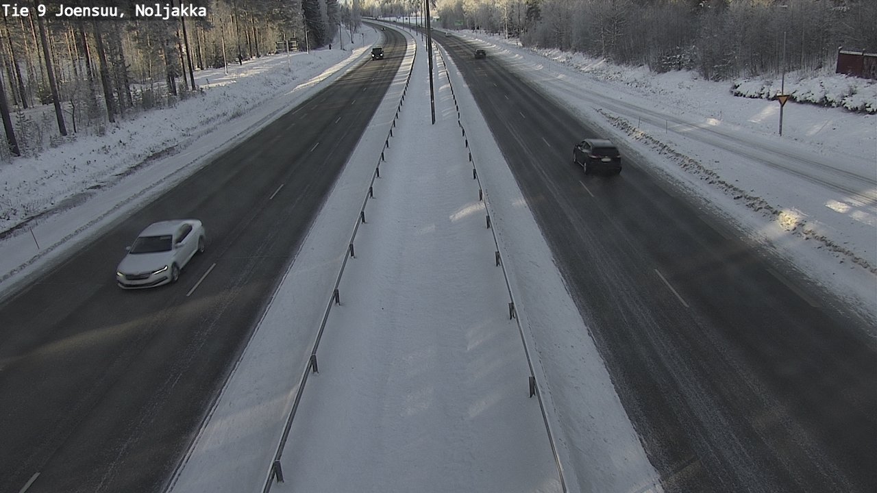 Weather Camera Image Road 9 Joensuu, Noljakka, Joensuu, Pohjois-Karjala