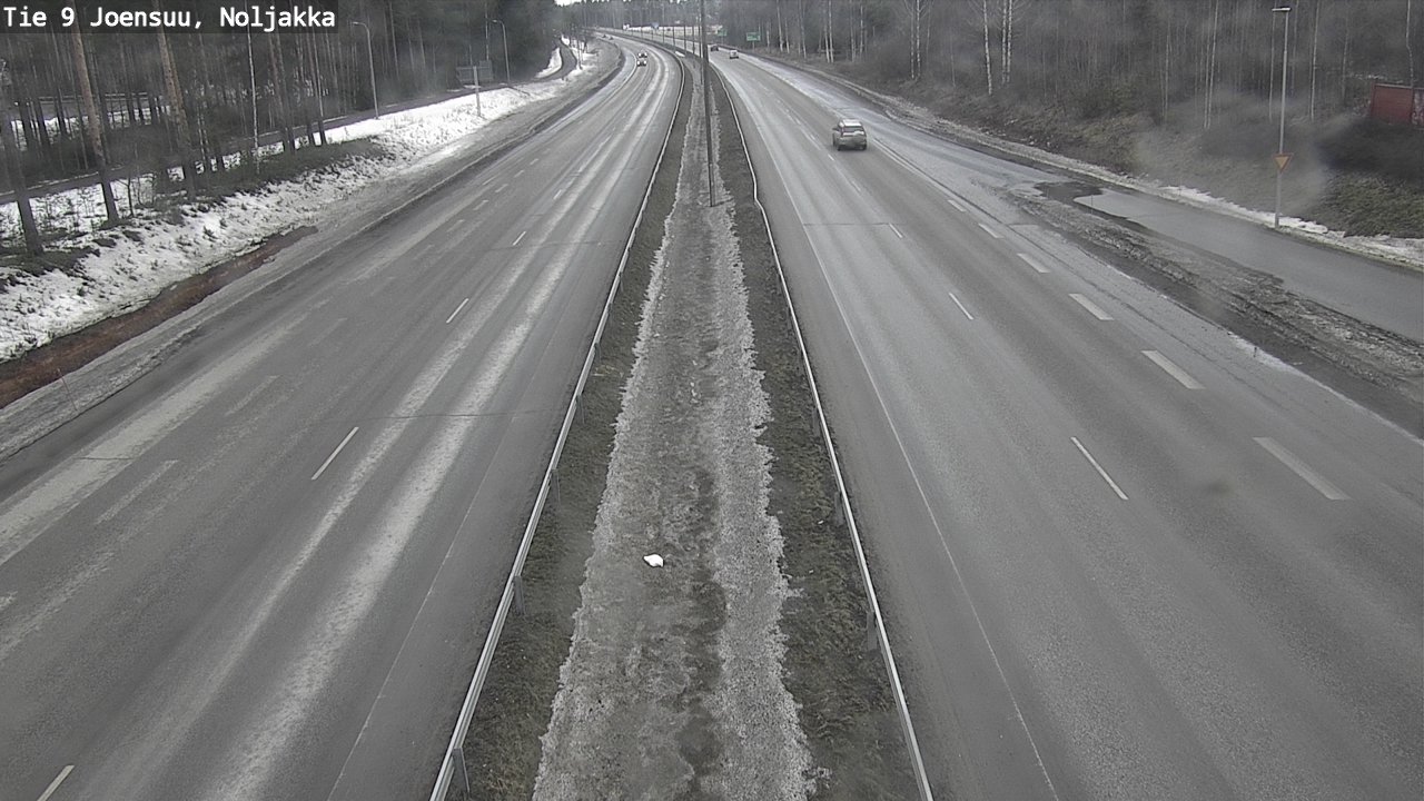 Weather Camera Image Road 9 Joensuu, Noljakka, Joensuu, Pohjois-Karjala
