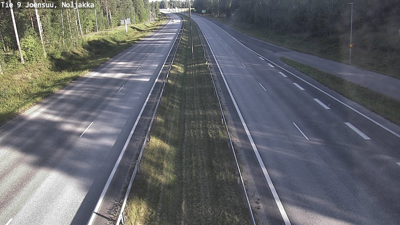 Weather Camera Image Road 9 Joensuu, Noljakka, Joensuu, Pohjois-Karjala