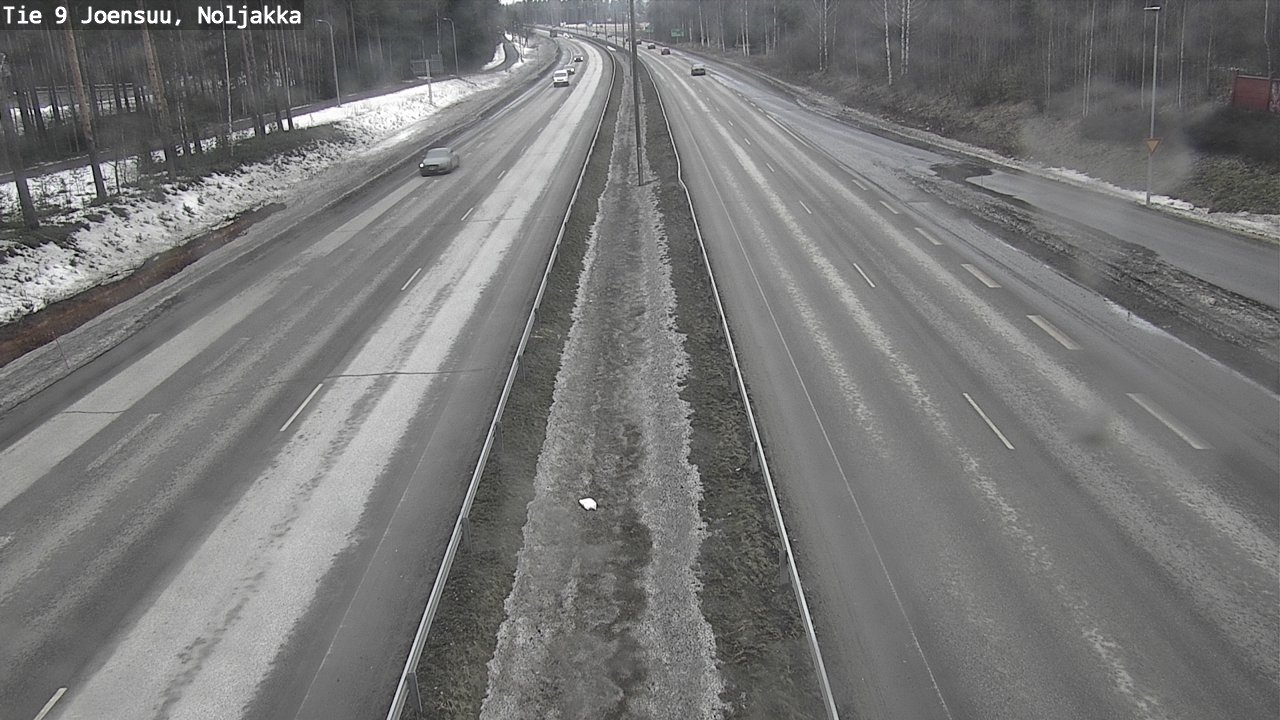 Weather Camera Image Road 9 Joensuu, Noljakka, Joensuu, Pohjois-Karjala