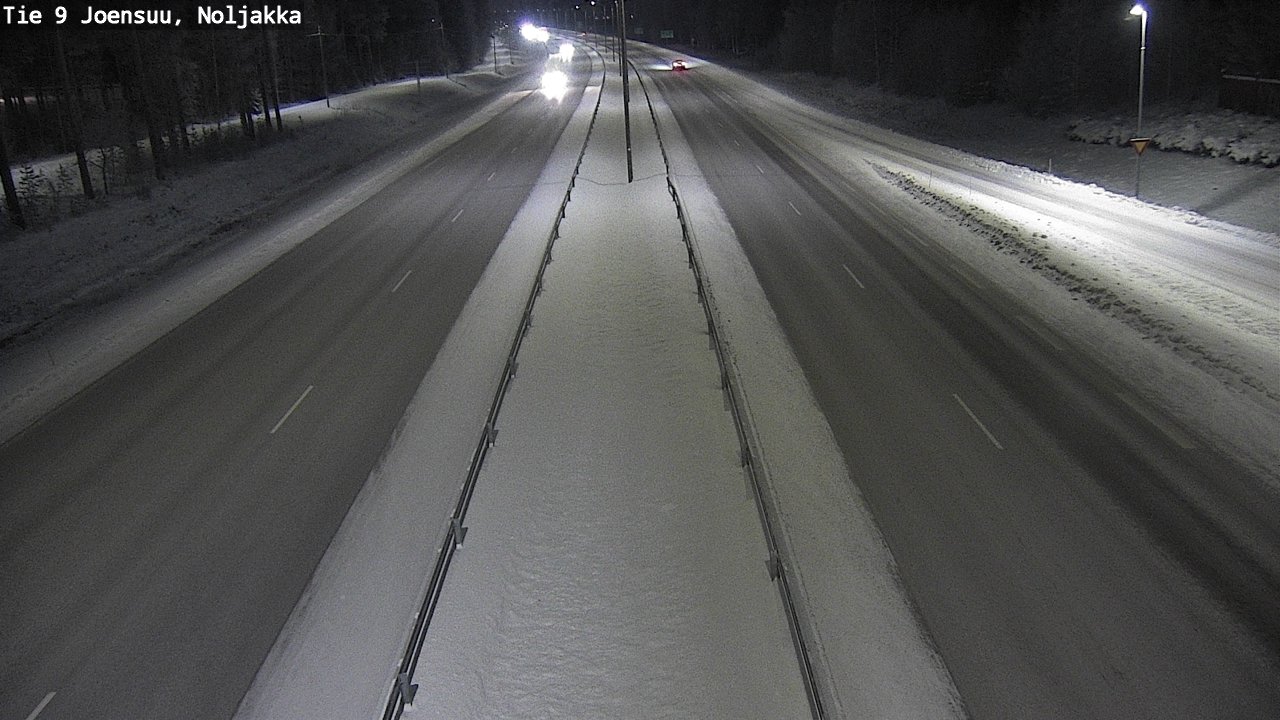 Weather Camera Image Väg 9 Joensuu, Noljakka, Joensuu, Pohjois-Karjala