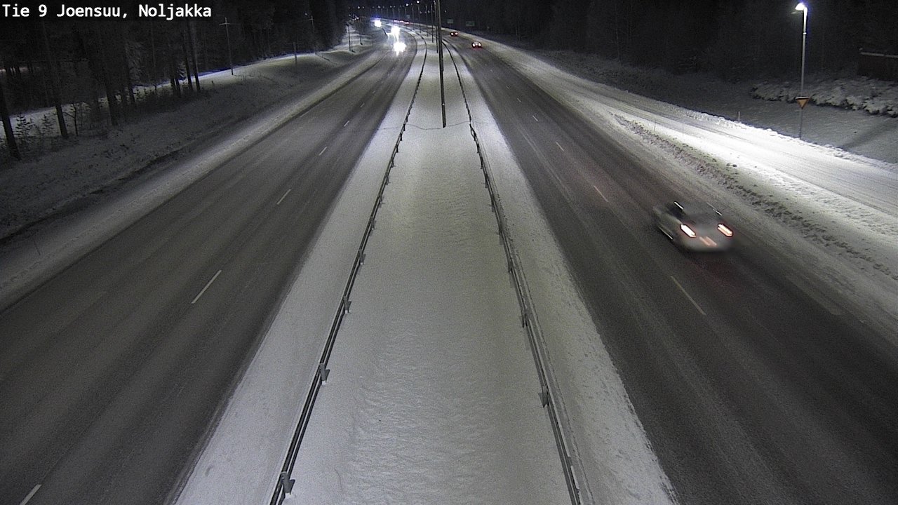 Weather Camera Image Road 9 Joensuu, Noljakka, Joensuu, Pohjois-Karjala