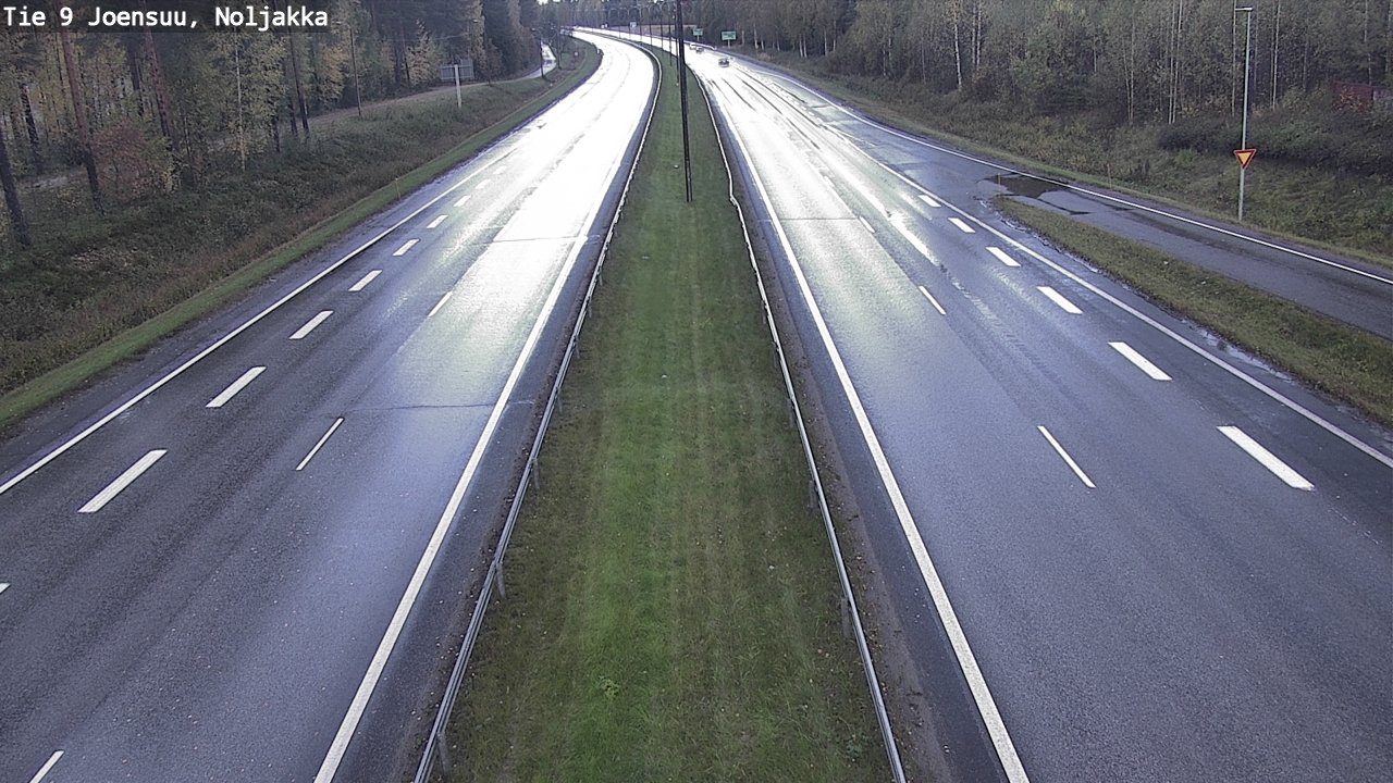 Weather Camera Image Road 9 Joensuu, Noljakka, Joensuu, Pohjois-Karjala