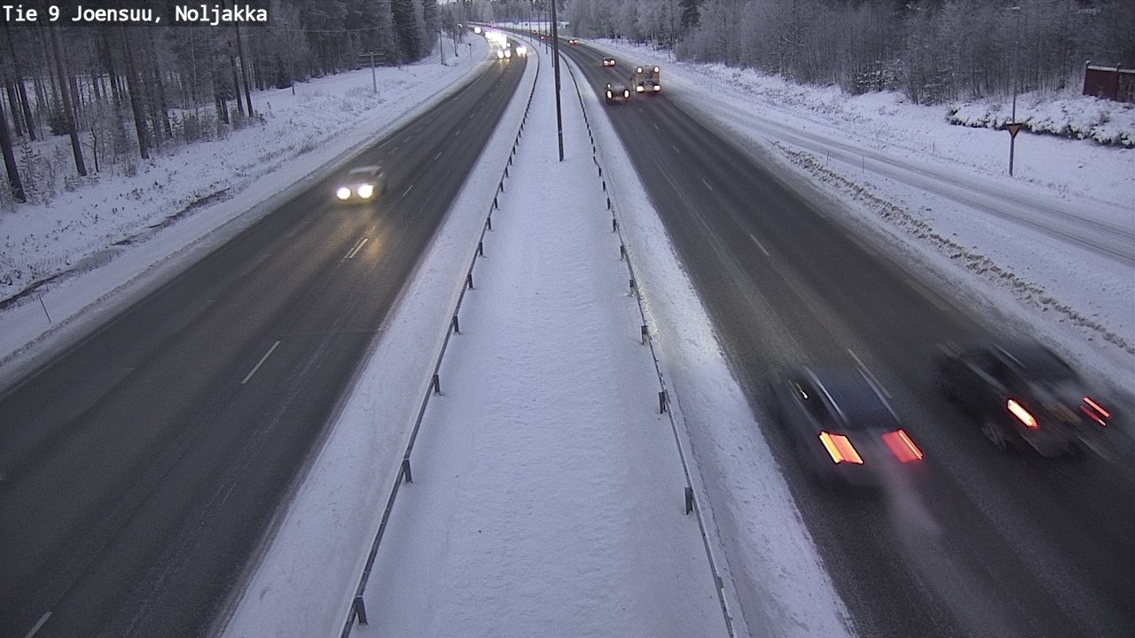Weather Camera Image Road 9 Joensuu, Noljakka, Joensuu, Pohjois-Karjala