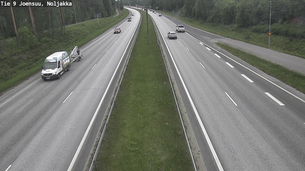 Kelikamerat Kuva Tie 9 Joensuu, Noljakka, Joensuu, Pohjois-Karjala