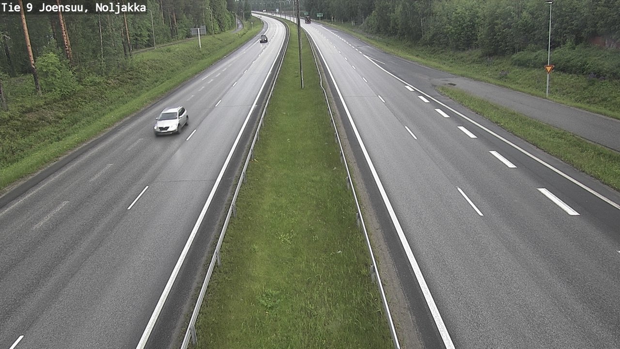 Weather Camera Image Road 9 Joensuu, Noljakka, Joensuu, Pohjois-Karjala