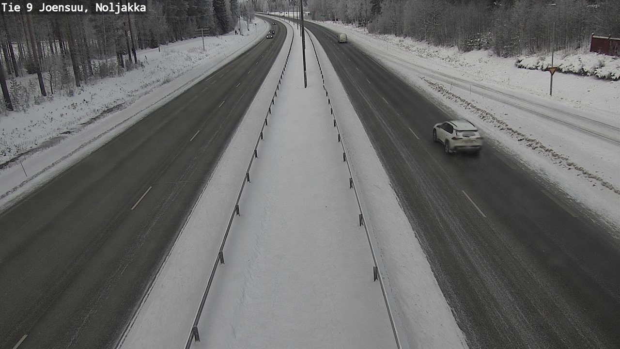 Weather Camera Image Road 9 Joensuu, Noljakka, Joensuu, Pohjois-Karjala