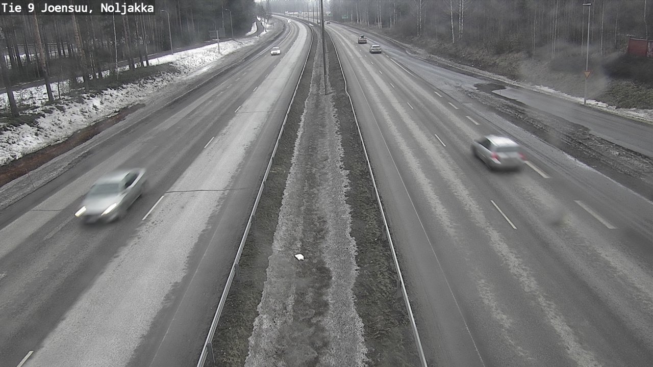 Weather Camera Image Road 9 Joensuu, Noljakka, Joensuu, Pohjois-Karjala