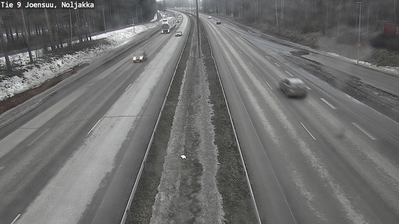 Weather Camera Image Road 9 Joensuu, Noljakka, Joensuu, Pohjois-Karjala