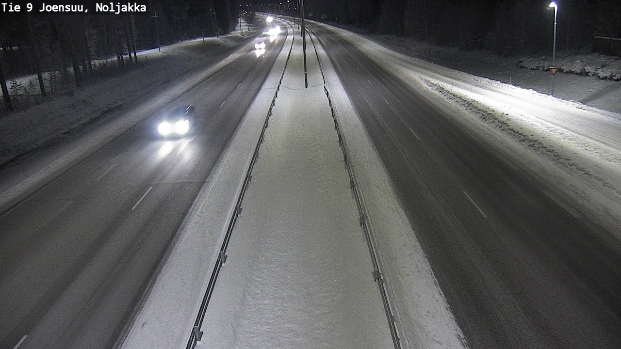 Weather Camera Image Road 9 Joensuu, Noljakka, Joensuu, Pohjois-Karjala