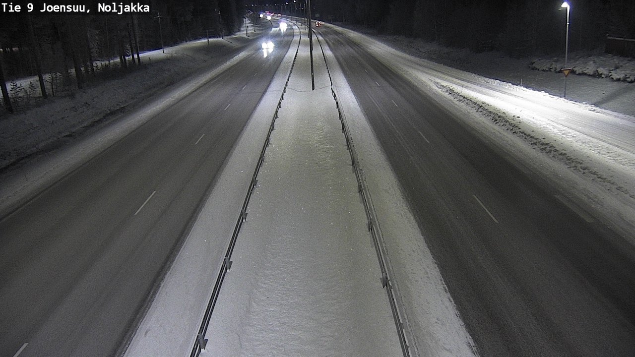 Weather Camera Image Road 9 Joensuu, Noljakka, Joensuu, Pohjois-Karjala