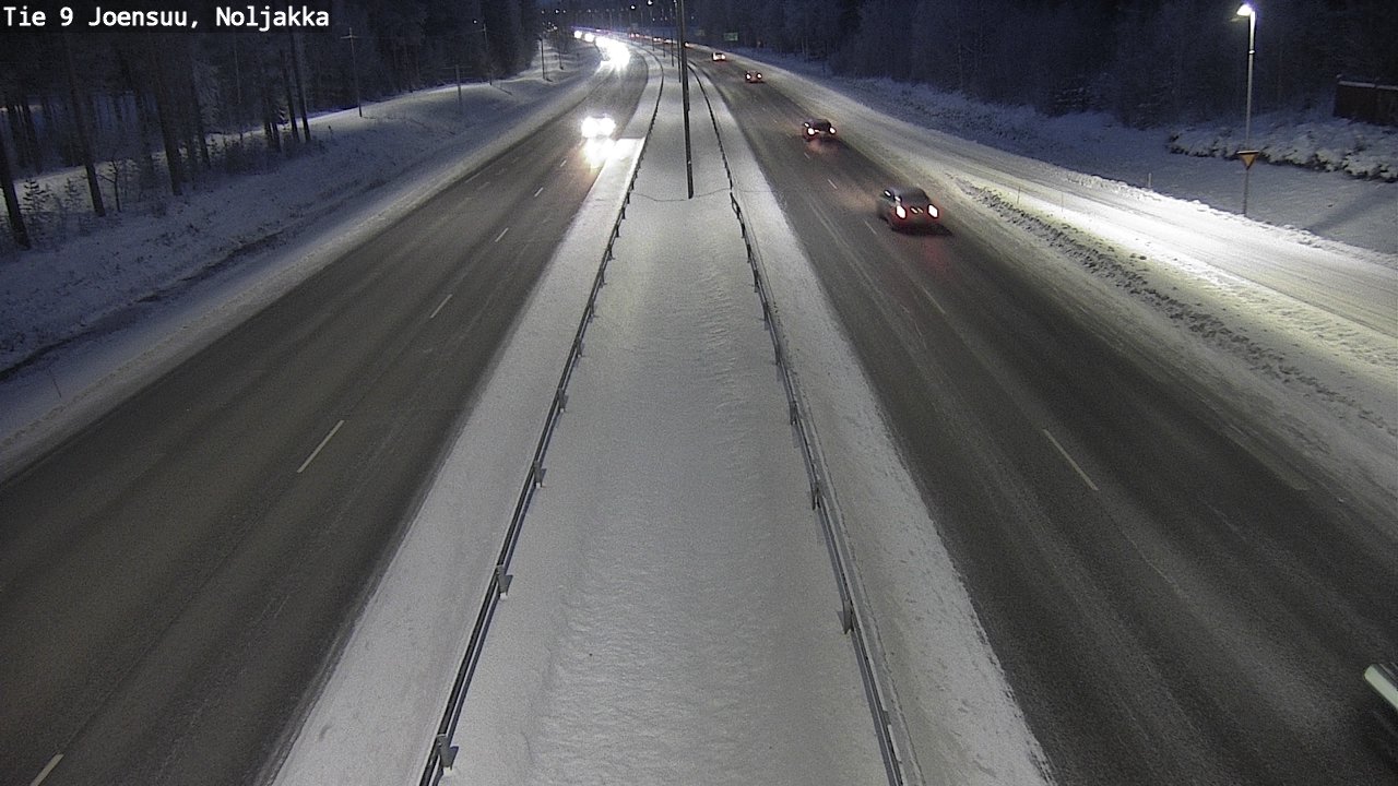 Weather Camera Image Road 9 Joensuu, Noljakka, Joensuu, Pohjois-Karjala