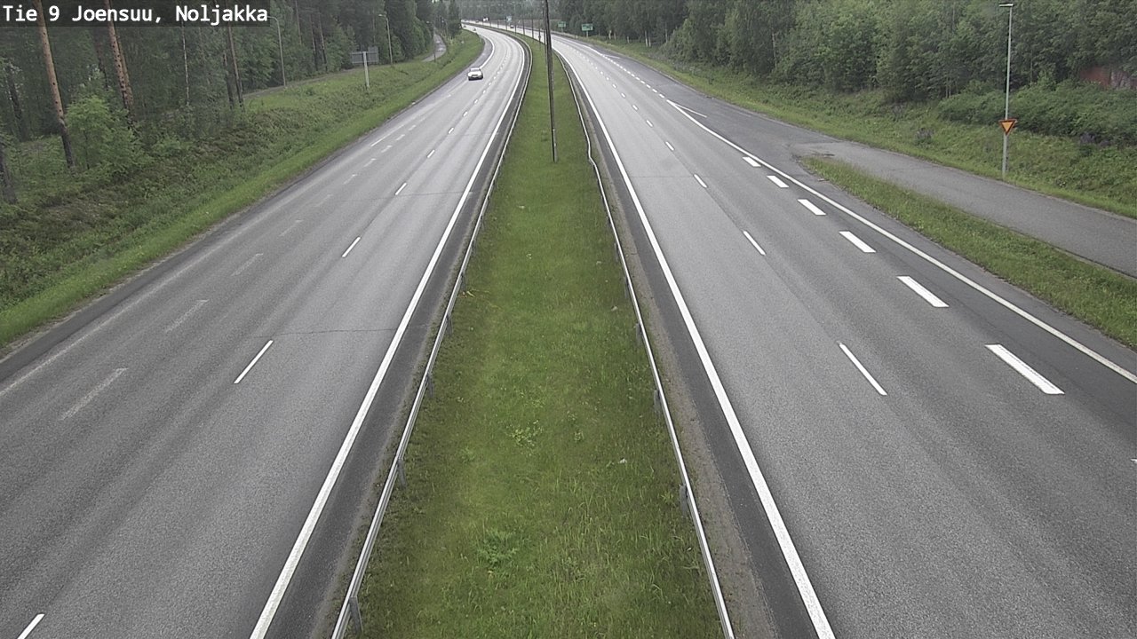 Weather Camera Image Road 9 Joensuu, Noljakka, Joensuu, Pohjois-Karjala