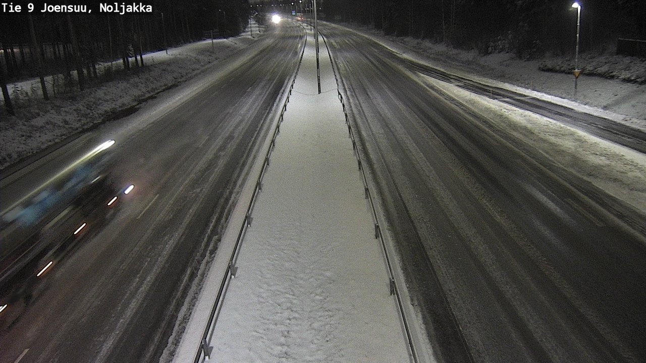 Weather Camera Image Väg 9 Joensuu, Noljakka, Joensuu, Pohjois-Karjala