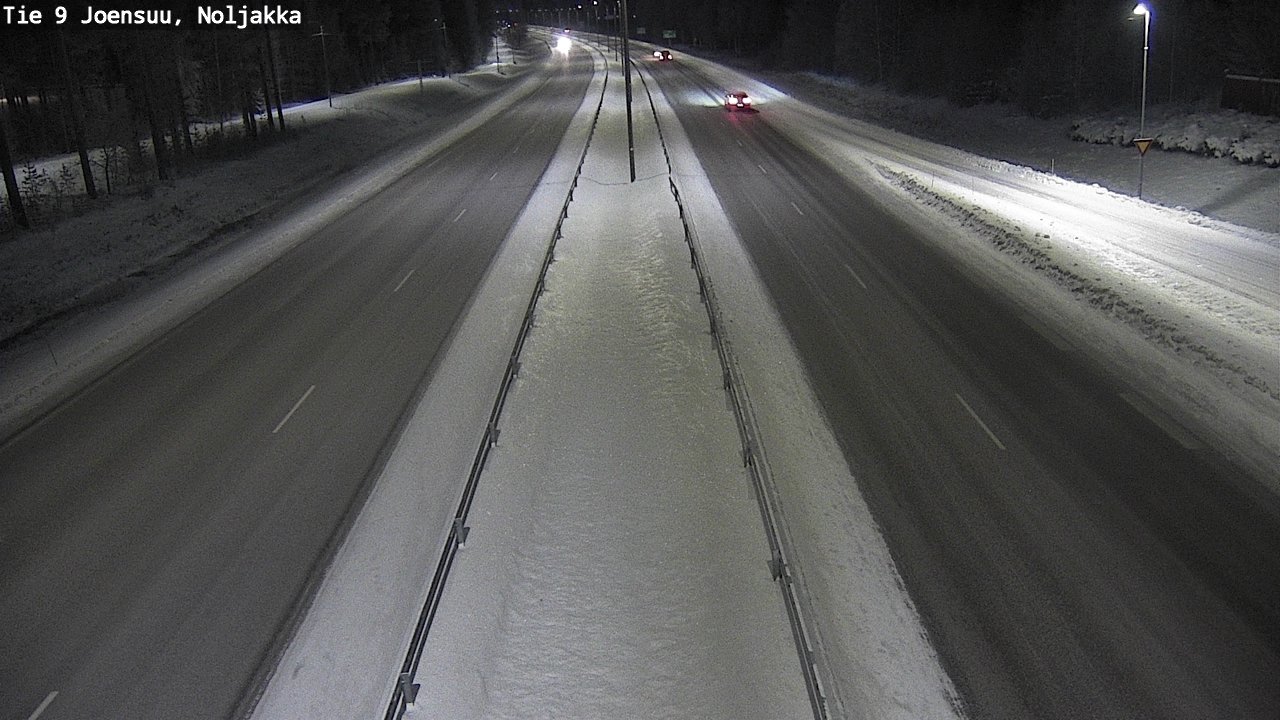 Weather Camera Image Road 9 Joensuu, Noljakka, Joensuu, Pohjois-Karjala