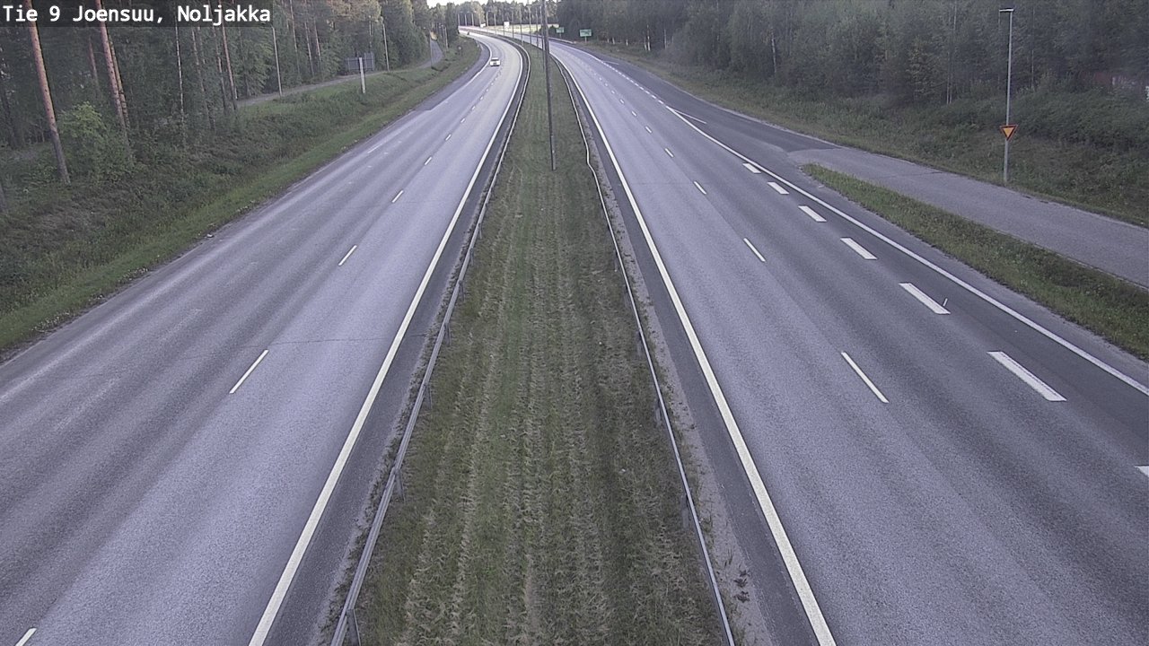 Weather Camera Image Road 9 Joensuu, Noljakka, Joensuu, Pohjois-Karjala