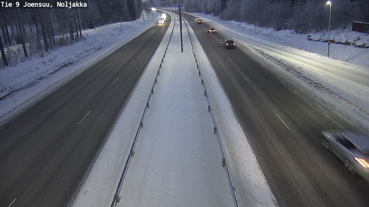 Weather Camera Image Road 9 Joensuu, Noljakka, Joensuu, Pohjois-Karjala