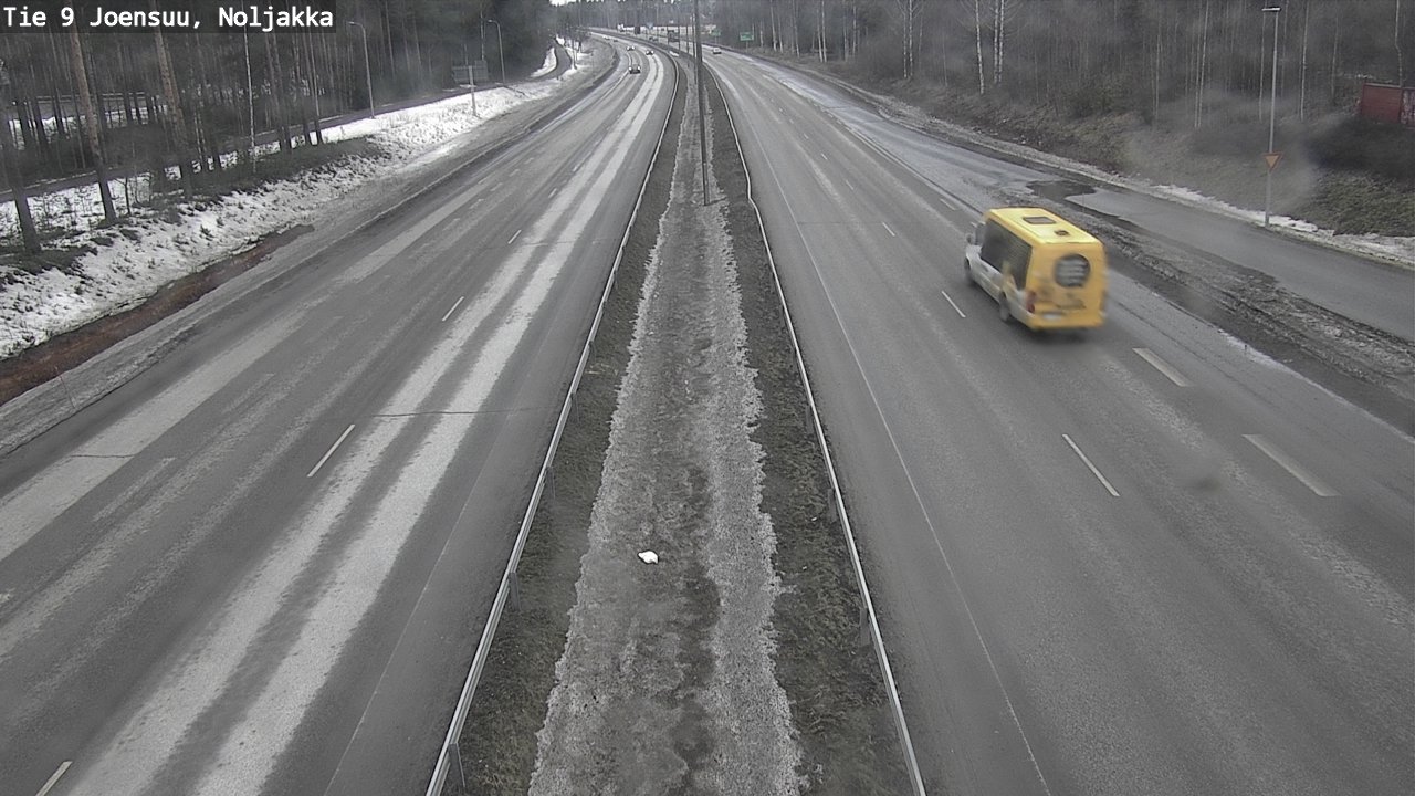 Weather Camera Image Road 9 Joensuu, Noljakka, Joensuu, Pohjois-Karjala