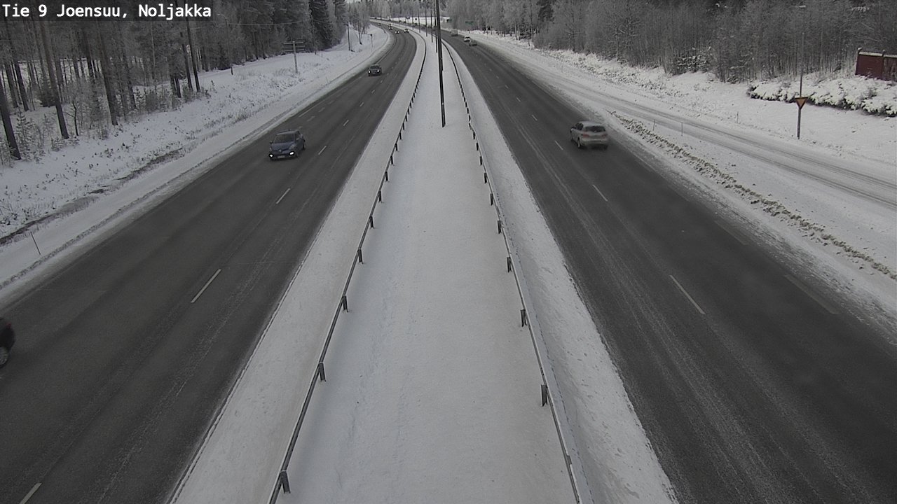 Weather Camera Image Road 9 Joensuu, Noljakka, Joensuu, Pohjois-Karjala
