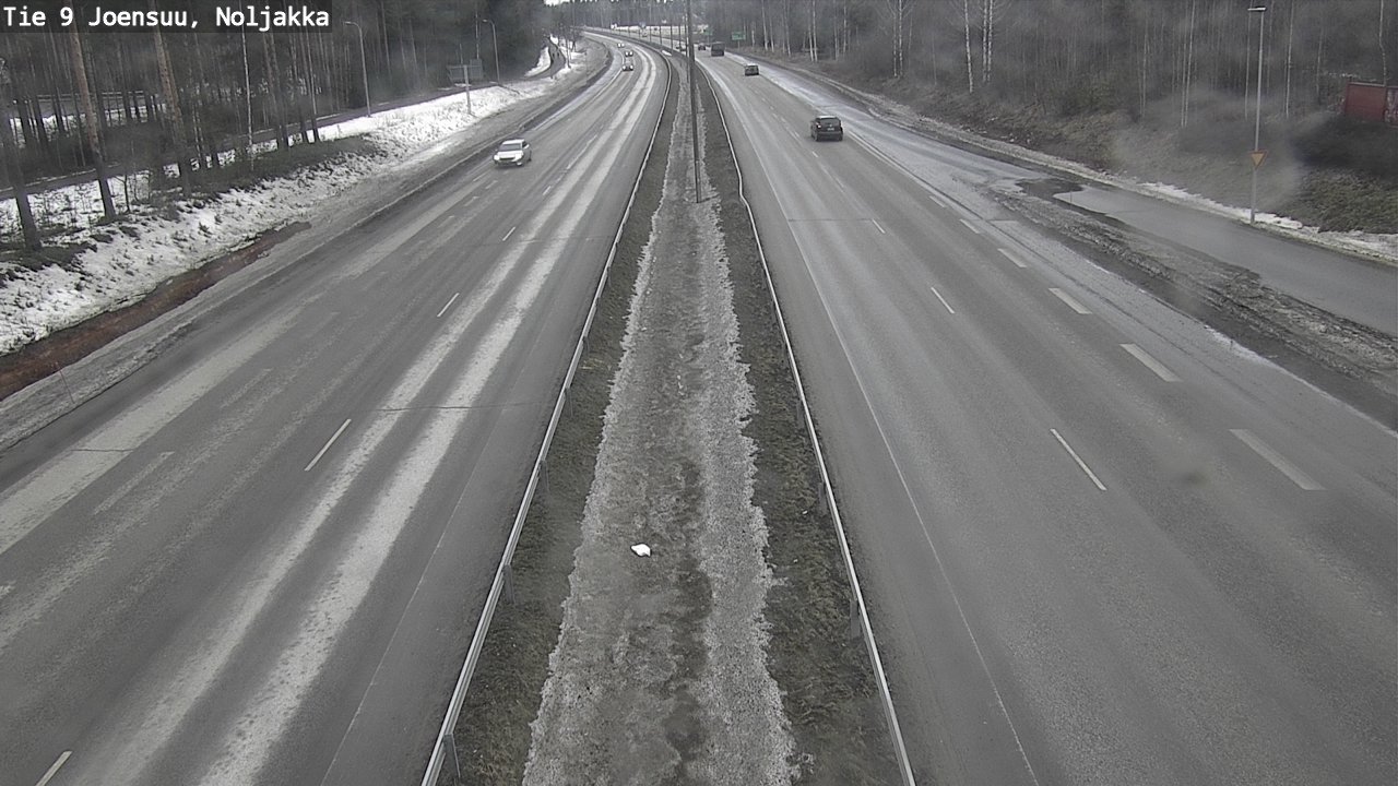 Weather Camera Image Road 9 Joensuu, Noljakka, Joensuu, Pohjois-Karjala