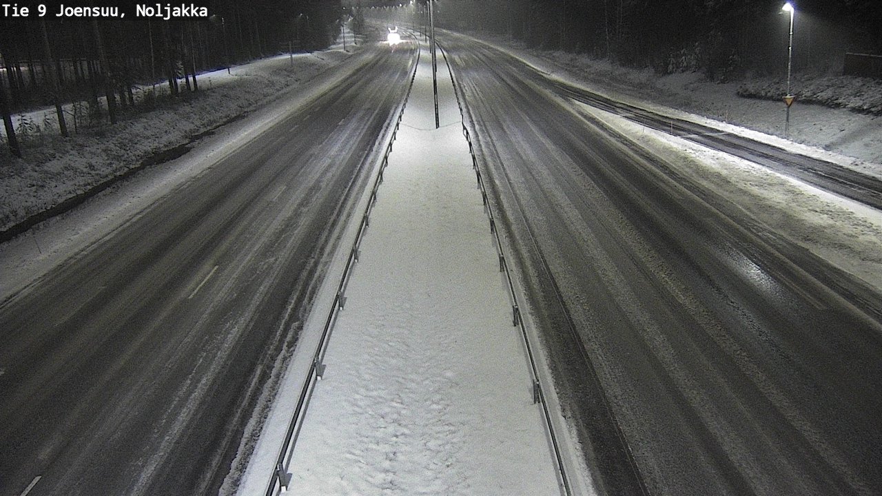 Weather Camera Image Väg 9 Joensuu, Noljakka, Joensuu, Pohjois-Karjala