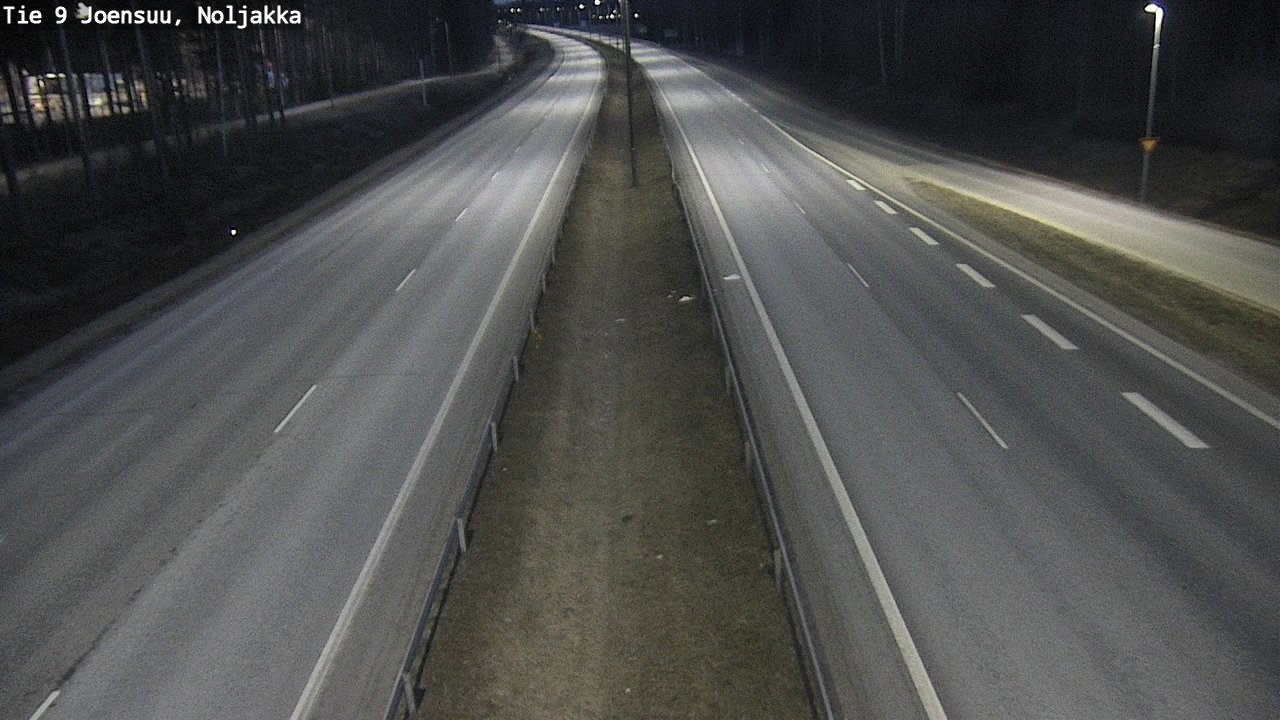 Weather Camera Image Väg 9 Joensuu, Noljakka, Joensuu, Pohjois-Karjala