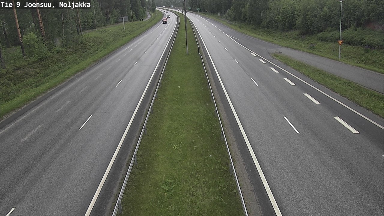 Weather Camera Image Road 9 Joensuu, Noljakka, Joensuu, Pohjois-Karjala