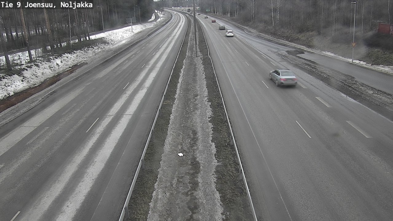 Weather Camera Image Road 9 Joensuu, Noljakka, Joensuu, Pohjois-Karjala