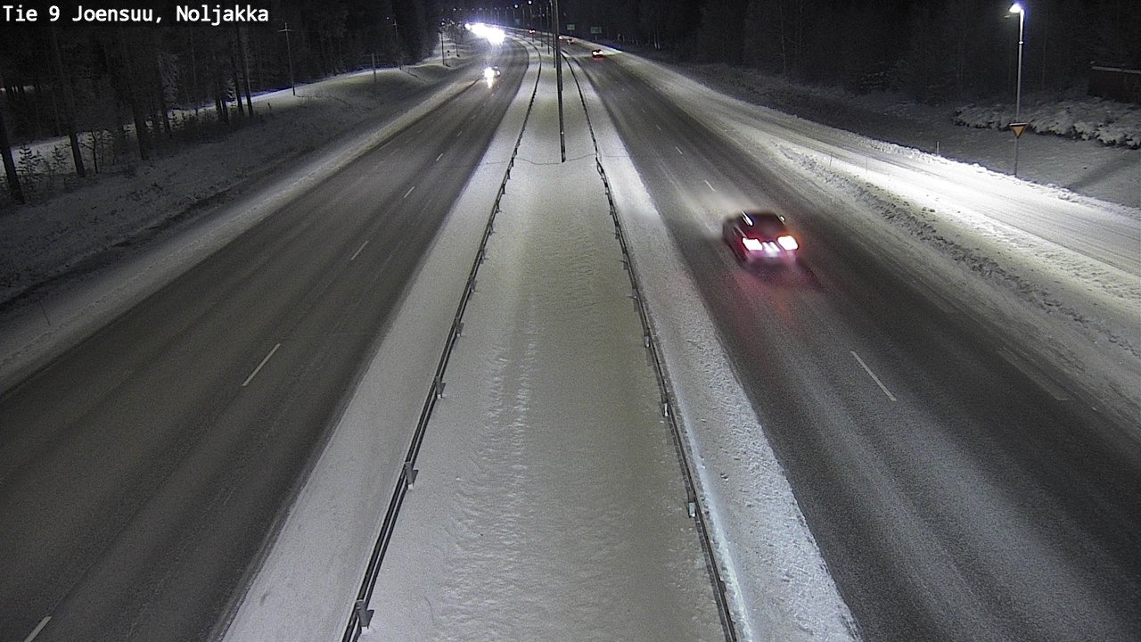 Weather Camera Image Road 9 Joensuu, Noljakka, Joensuu, Pohjois-Karjala