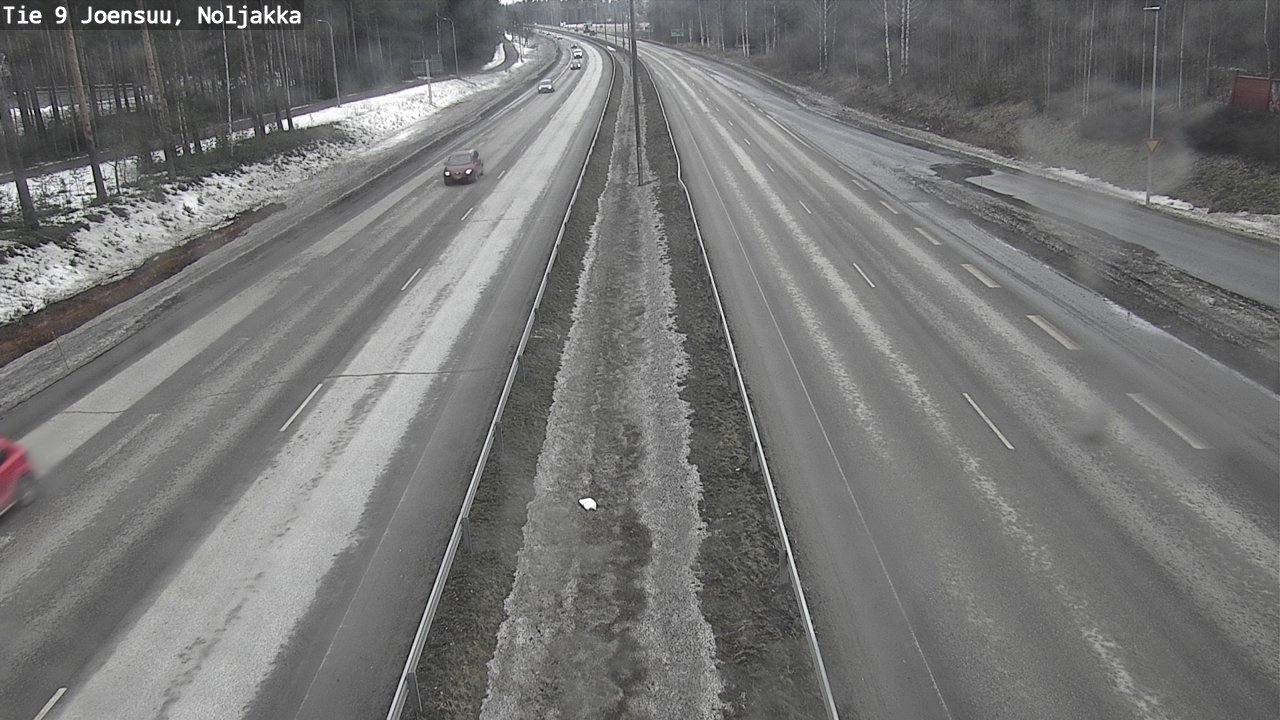 Weather Camera Image Road 9 Joensuu, Noljakka, Joensuu, Pohjois-Karjala