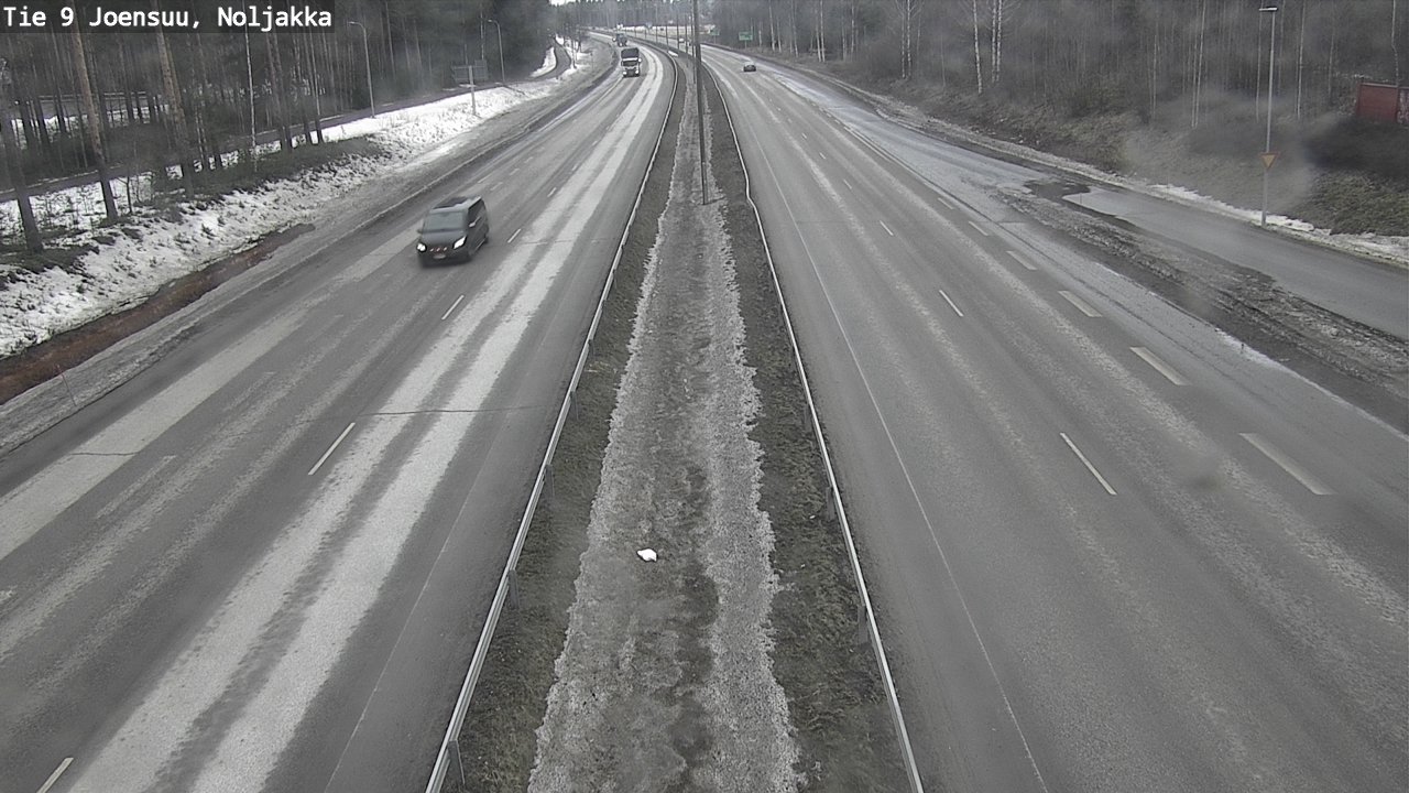 Weather Camera Image Road 9 Joensuu, Noljakka, Joensuu, Pohjois-Karjala