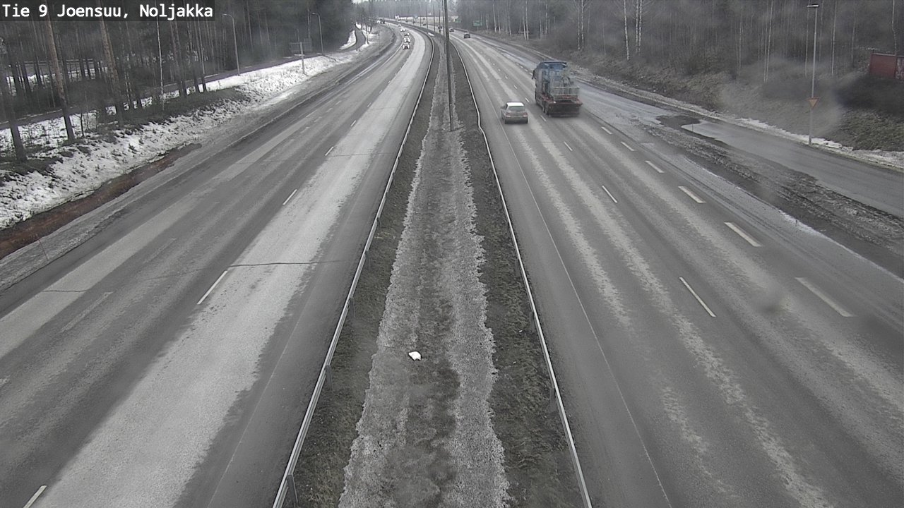 Weather Camera Image Road 9 Joensuu, Noljakka, Joensuu, Pohjois-Karjala