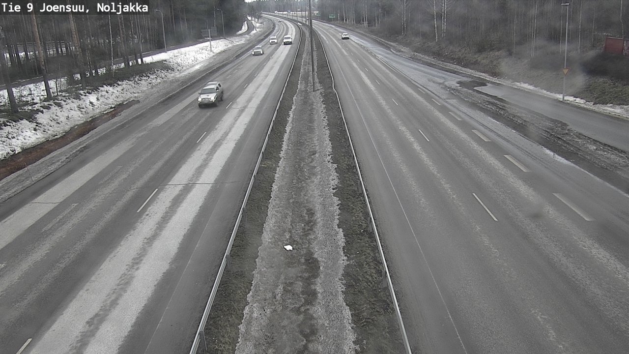 Weather Camera Image Road 9 Joensuu, Noljakka, Joensuu, Pohjois-Karjala