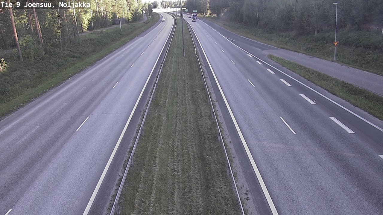 Weather Camera Image Road 9 Joensuu, Noljakka, Joensuu, Pohjois-Karjala