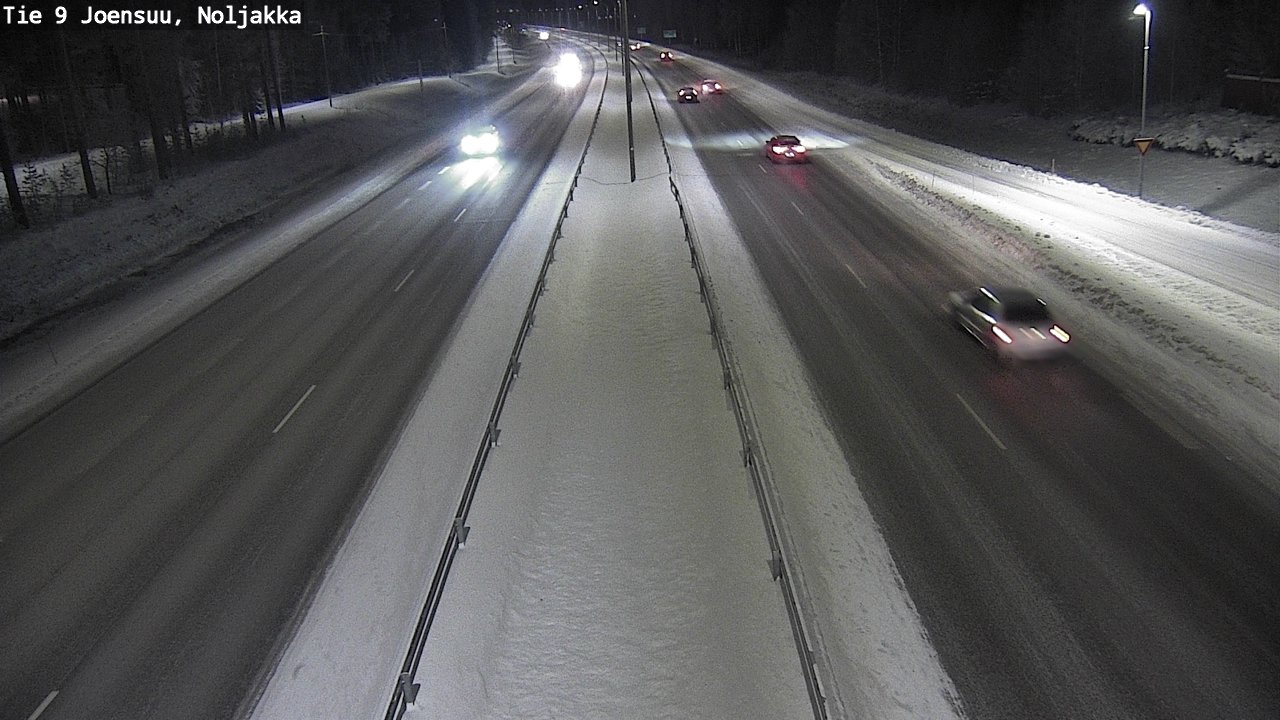 Weather Camera Image Road 9 Joensuu, Noljakka, Joensuu, Pohjois-Karjala
