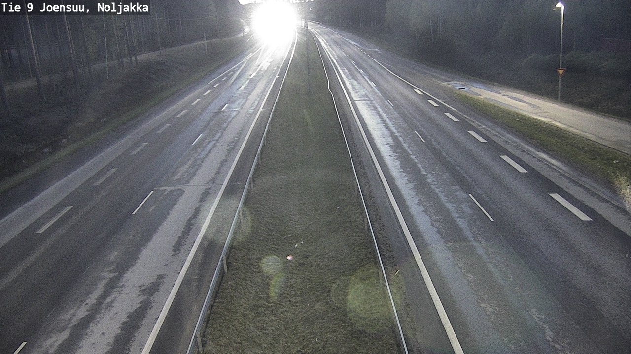 Weather Camera Image Road 9 Joensuu, Noljakka, Joensuu, Pohjois-Karjala