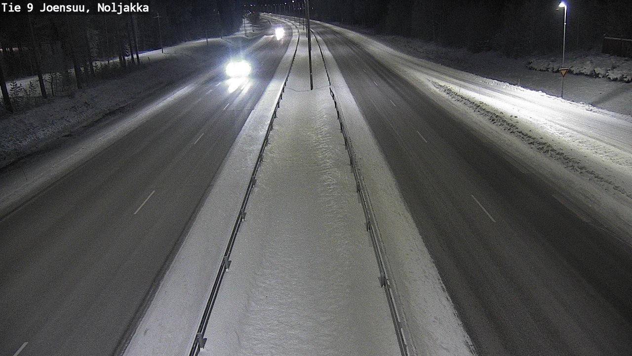 Weather Camera Image Road 9 Joensuu, Noljakka, Joensuu, Pohjois-Karjala
