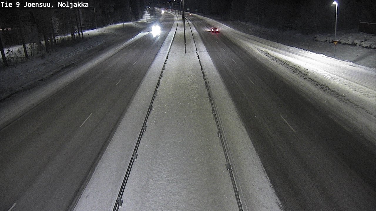 Weather Camera Image Road 9 Joensuu, Noljakka, Joensuu, Pohjois-Karjala