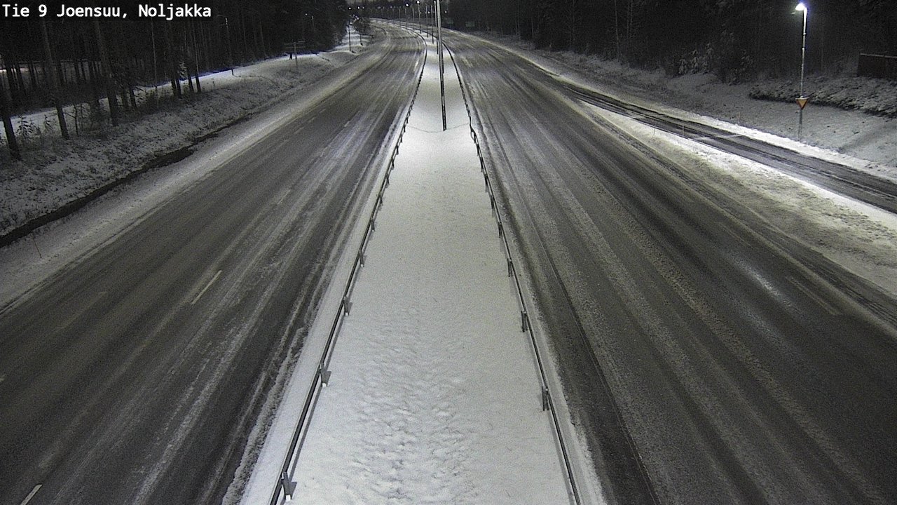 Weather Camera Image Väg 9 Joensuu, Noljakka, Joensuu, Pohjois-Karjala
