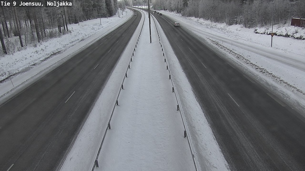 Weather Camera Image Road 9 Joensuu, Noljakka, Joensuu, Pohjois-Karjala