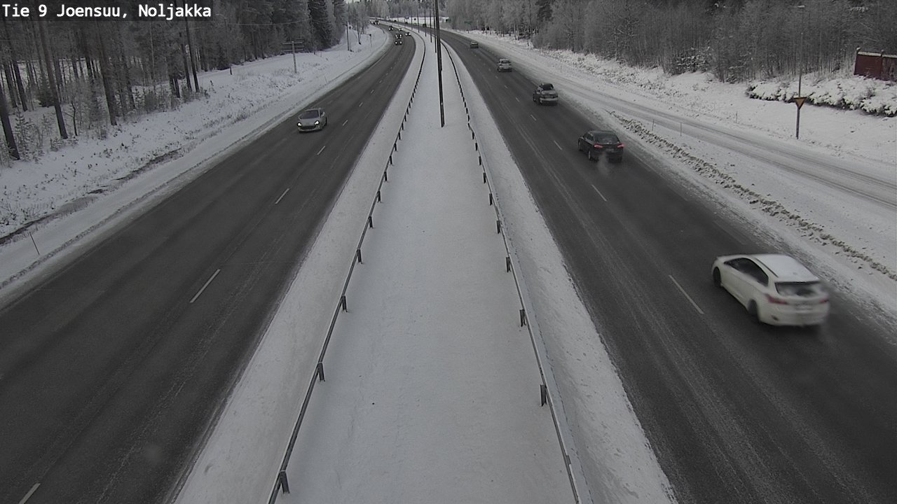 Weather Camera Image Road 9 Joensuu, Noljakka, Joensuu, Pohjois-Karjala